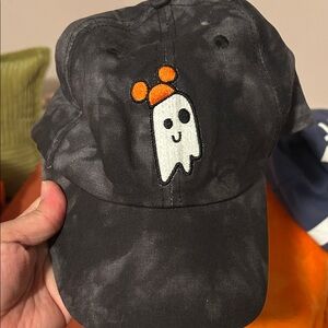 Disney Black Cap with Orange Ghost Design